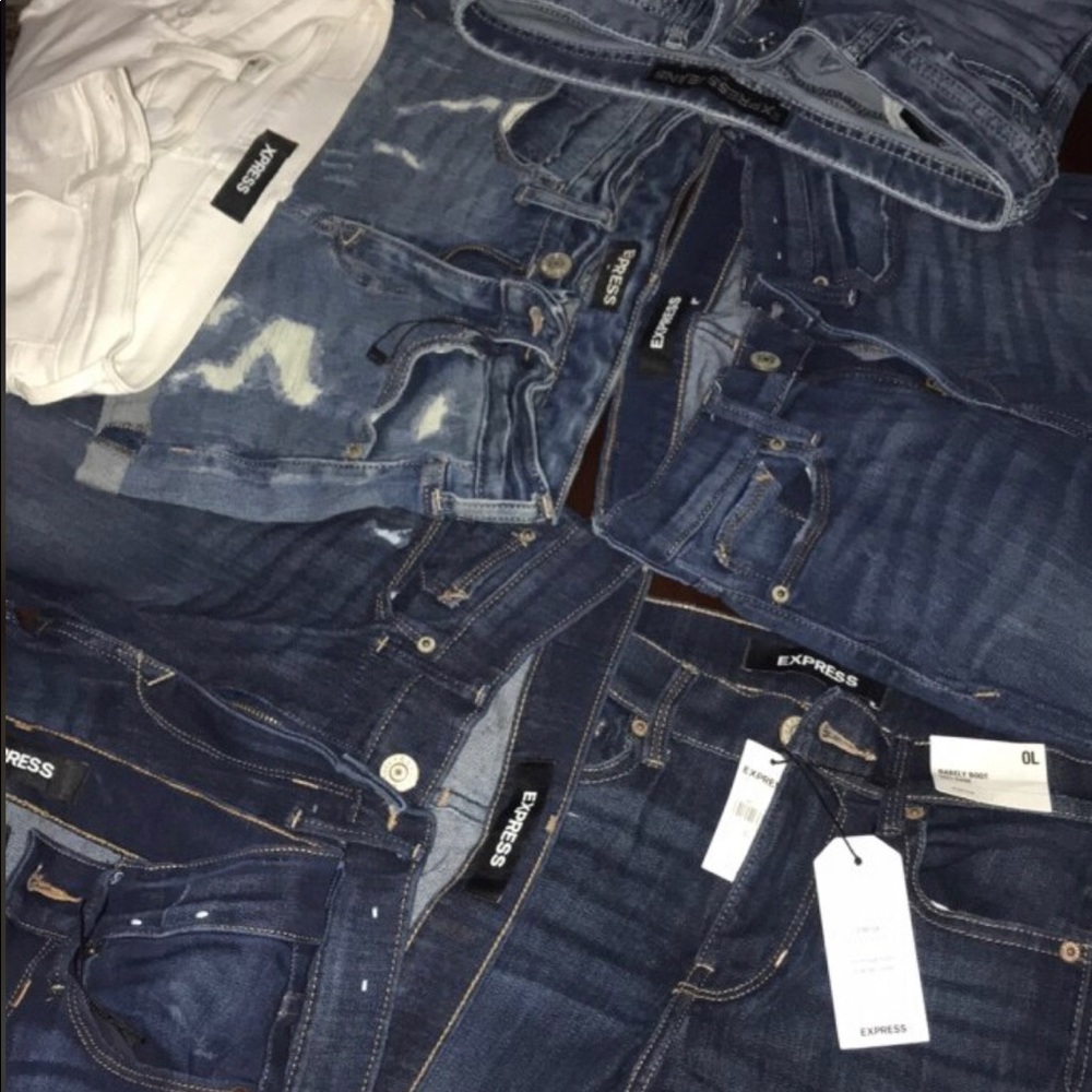 Express Jeans size 0 skinny fit and bootcut